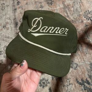 Danner Olive Hat with Cream Logo